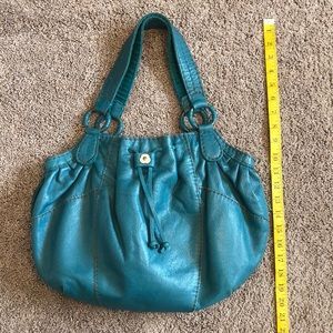 Lucky Brand Turqoise Leather Purse